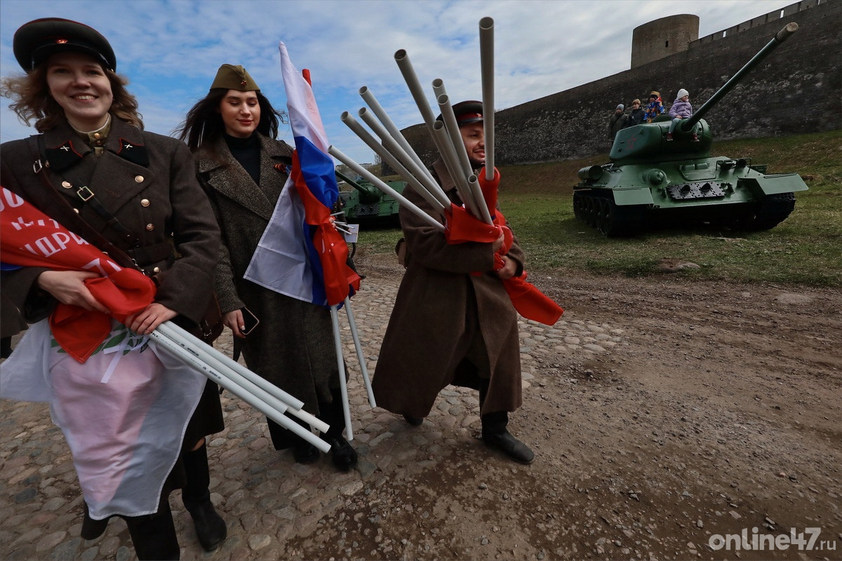 Ивангородская крепость. Митинг-концерт «Берега Победы»